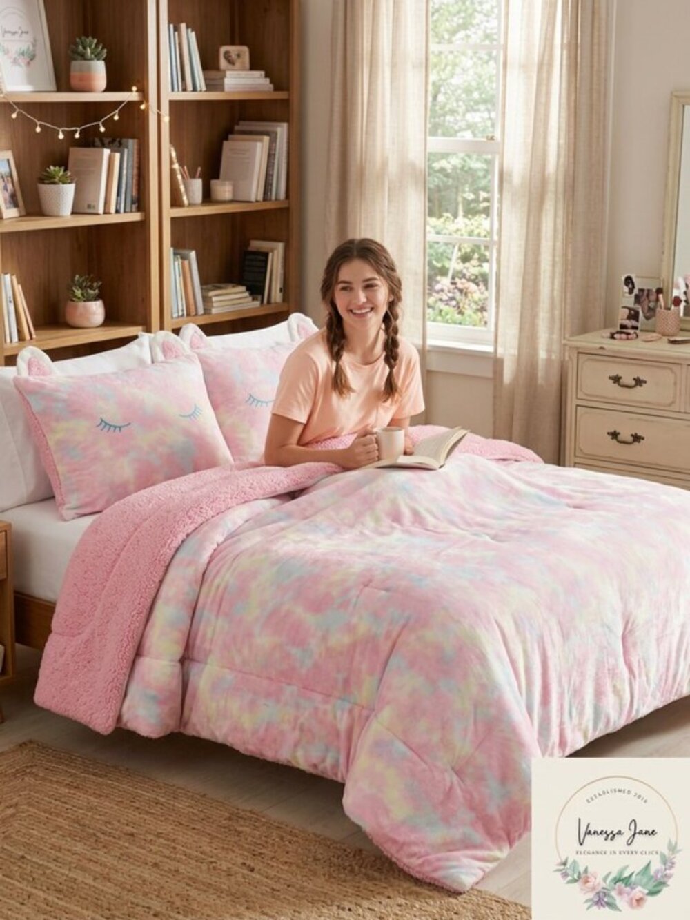 MY World Rainbow Sweetie Full/Queen Comforter Set